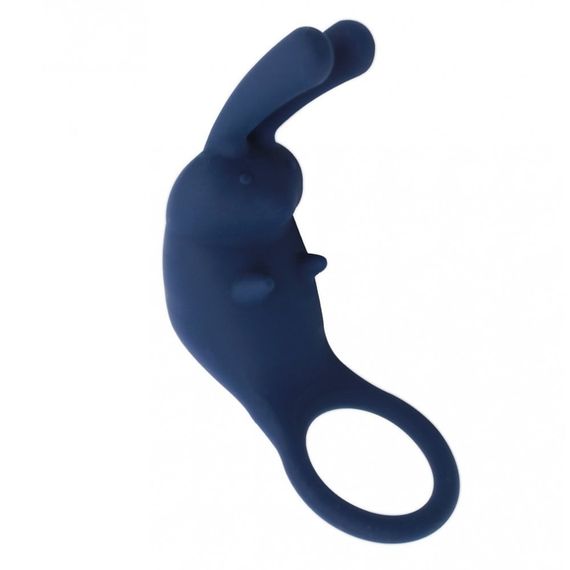Эрекционное кольцо с вибрацией Chisa GK Power Bunny Ring синий sexstyle | Зображення 1