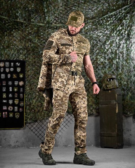 Літній еластичний тактичний костюм hunger  5в1 піксель  ДЛ7082 | Зображення 8