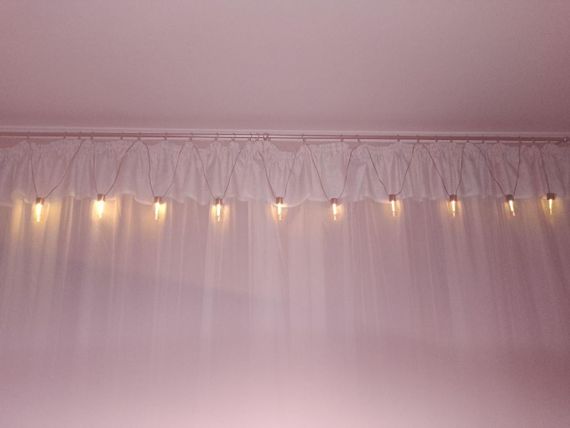 Декоративные лампы (гирлянда), 5 метров, 10 лампочек, теплый белый цвет, 8 режимов работы + пульт | Зображення 2