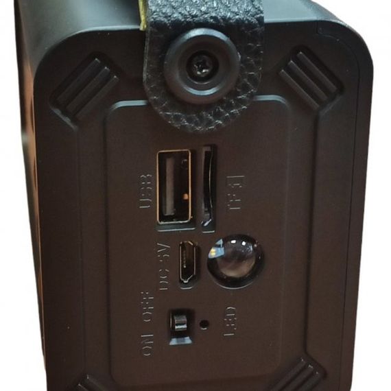 Радіоприймач цифровий акумуляторний NNS NS-222S mp3 плеєр із сонячною панеллю FM USB TF і LED ліхтариком | Зображення 4