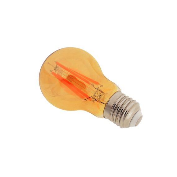 Лампа светодиодная LED 12W E27 COG WW A60 Amber 220V | Зображення 3