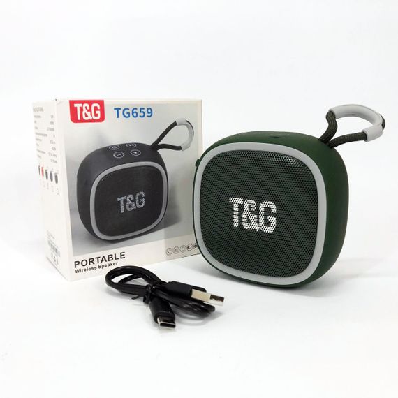 Bluetooth колонка з радіо TG659, Колонка для вечірок на дачі, Акустичні колонки з блютузом OM-89 | Зображення 2