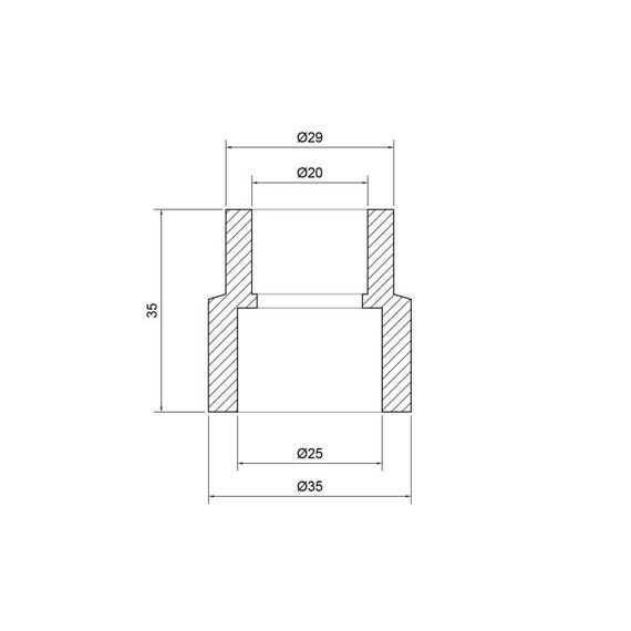 Муфта PPR Thermo Alliance 25х20 перехідна DSB101 | Зображення 1
