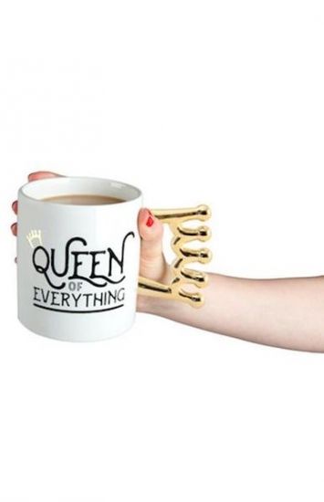 Чашка справжньої Королеви Queen з ручкою корона | Зображення 1