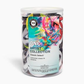 Банка презервативов ONE Classic Select Artist Collection, 100 шт sexstyle