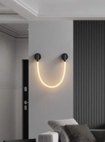 Бра LED 27387 Чорний 7х10х80 см.