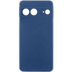 Чехол Silicone Cover Lakshmi Full Camera (AA) для Google Pixel 8 Синий / Navy blue