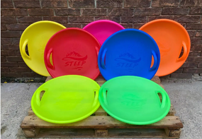 Санки-ледянка (круглі)  "Steep",  колір жовтий