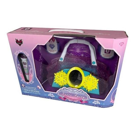 Дитяча сумочка з мікрофоном Рожева з блакитним