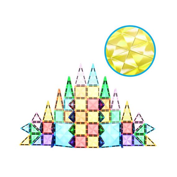 Конструктор магнітний MINI DIAMOND SERIES SET PTM60/22303 PICASSO TILES , 60 деталей, у коробці | Зображення 1