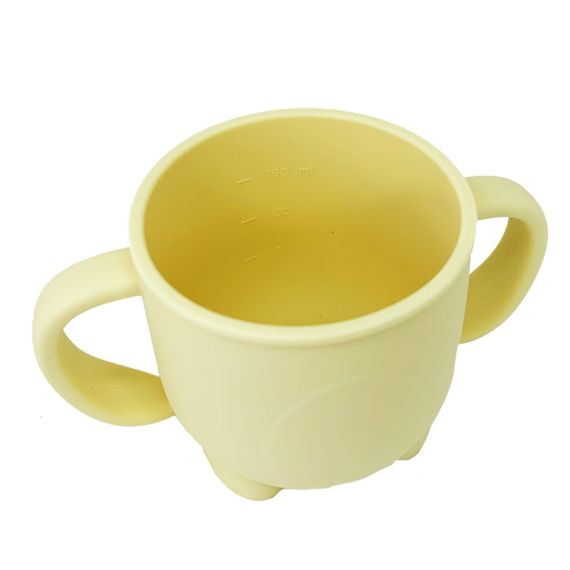 Силіконова чашка-поїлка з кришкою MGZ-0302(Yellow) 200 мл | Зображення 1