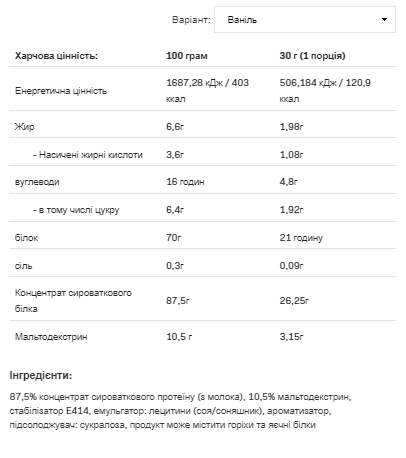 Whey Protein - 2200g Vanilla | Зображення 1