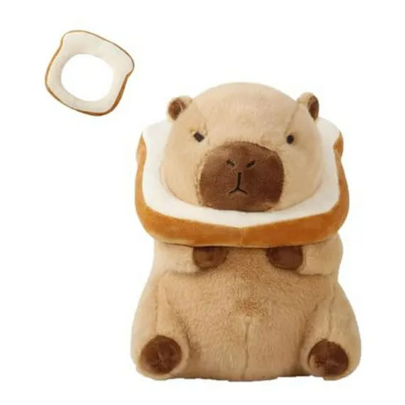 Декоративна м'яка іграшка Капібара 30.5 см, антистрес і затишок для інтер'єру, плюшева колекційна іграшка | Зображення 3