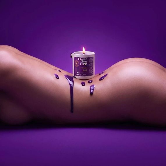 БДСМ-свеча низкотемпературная Love To Love LIGHT MY FIRE - WAX PLAY 65 г Sex Aura | Зображення 2