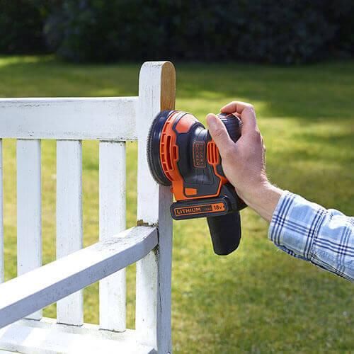 Шліфмашина ексцентрикова акумуляторна BLACK+DECKER BDCROS18 | Зображення 4