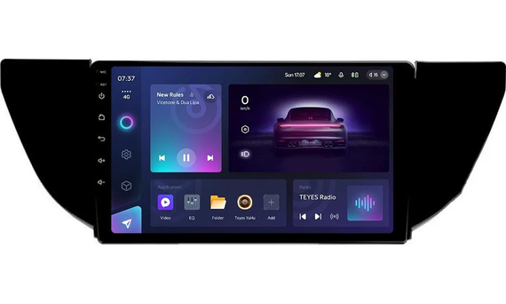 Штатна магнітола Teyes CC3 2K 4+64 Gb Geely GS Emgrand EC7 1 2016-2020 9"
