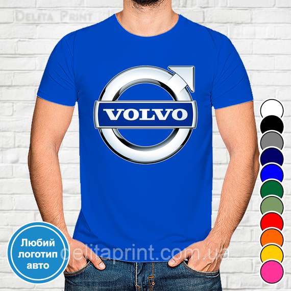 Футболка з принтом авто "Вольво/Volvo" | Зображення 2