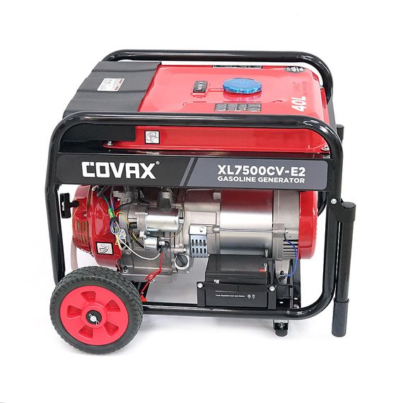 Генератор бензиновий COVAX XL7500CV-E2, 5.0kW, однофазний 220V, 50Hz, DC12V | Зображення 2