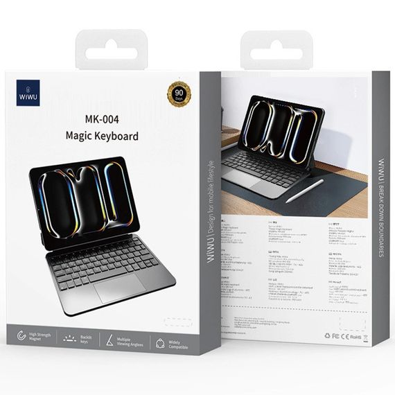 Чохол-клавіатура WIWU MK-004 for iPad Pro 13" (2024) Black | Зображення 1