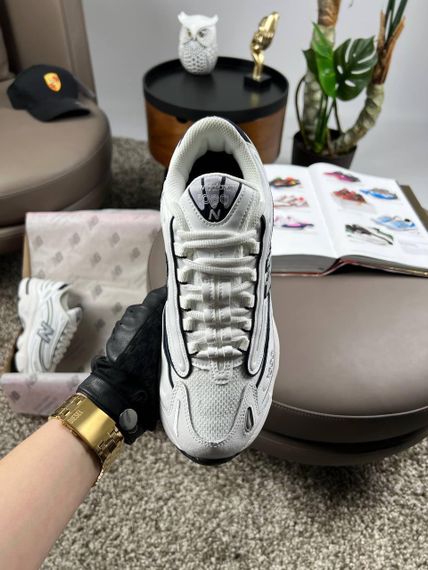 Мужские кроссовки New 1000 White Black весна / літо / осінь А3631 44 28 см | Зображення 5