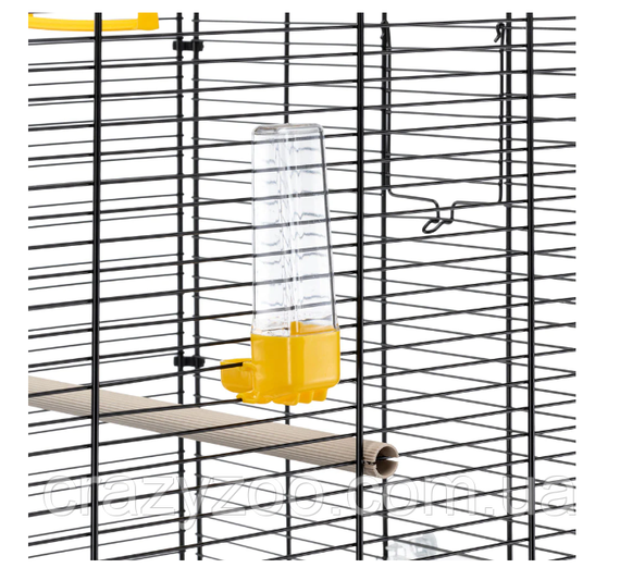 Клітка для канарок та папуг Ferplast Piano 6 чорна 87x46.5x70 см 52064811 | Зображення 3