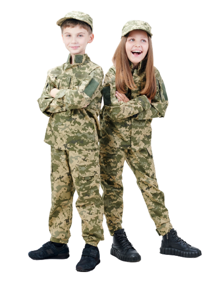 Військова форма ЗСУ дитяча ARMY KIDS камуфляж Піксель | Зображення 9
