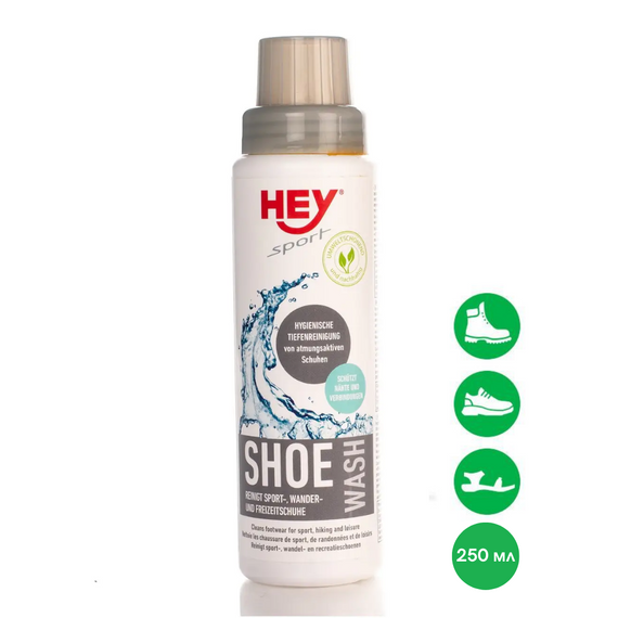 Засіб для прання взуття HeySport Shoe Wash 250 мл, Гель для прання кросівок у пральній машині, Засіб heysport | Зображення 3
