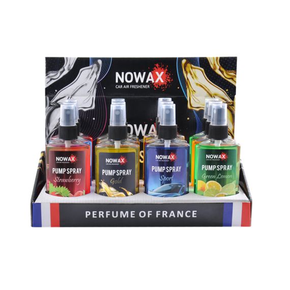 NOWAX Автомобільний ароматизатор повітря PUMP SPRAY 75ml, MIX