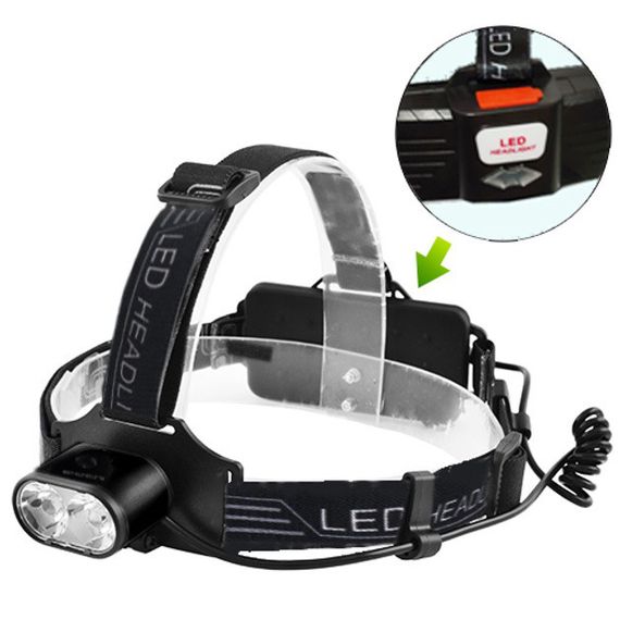 Ліхтар налобний акумуляторний WJ-935 Police 2128-2T6 | Зображення 3