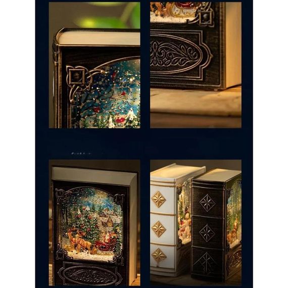 Новий музичний нічник книга XMAS WDL-24023A 19,1 см (47697-10090_818) | Зображення 7