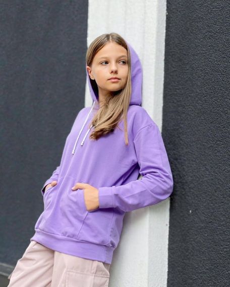 Худі для дівчинки (підлітковий) Носи своє 140 Фіолетовий (p-11009-119089) | Зображення 2