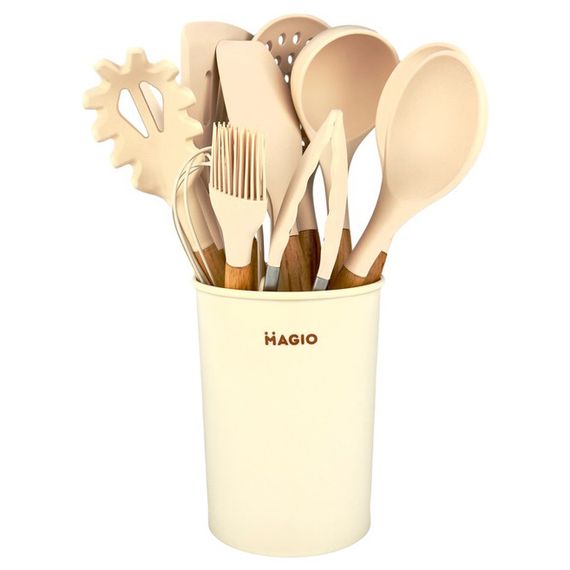 Набір силіконових кухонних речей Magio MG-1142 набір ложок лопаток EG-335 11 предметів