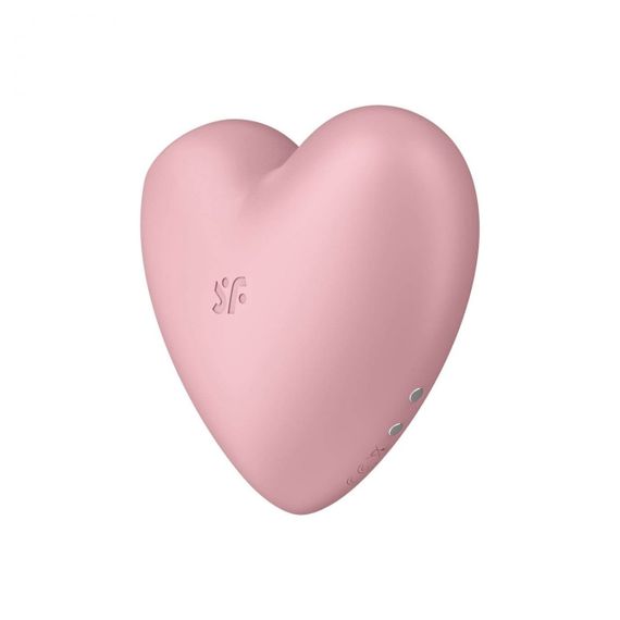 Кліторальний вакуумний вібратор Серце Satisfyer Cutie Heart, рожевий sexstyle