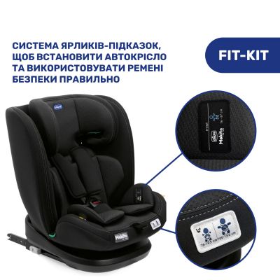 Автокресло Chicco Mokita i-Size, гр. 1/2/3, чорне (8058664167401) (87033.95) | Зображення 9