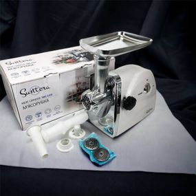 Електром'ясорубка Suntera SMG-5418W | Кухонна м'ясорубка EQ-294 Електрична м'ясорубка