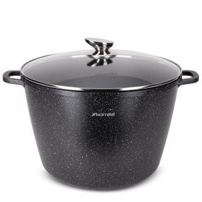 Каструля з кришкою Kamille KM-4485 28х8 см чорна