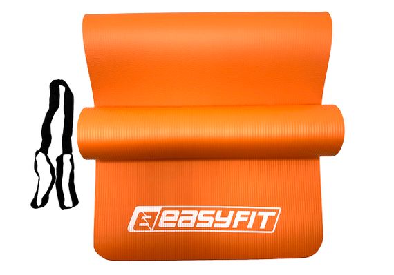 Килимок для фітнесу та йоги EasyFit NBR 10 мм Помаранчевий (EF-1919-OR) | Зображення 2