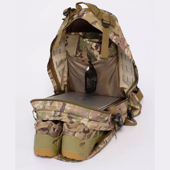 Міцний військовий рюкзак 40л Multicam з MOLLE (Cordura 600D) | Зображення 7