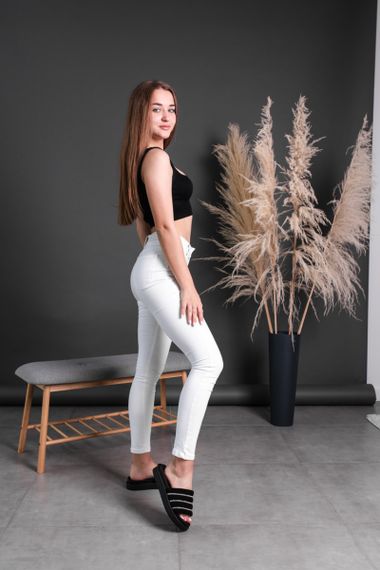 Шлепанцы женские Fashion Wocky 2837 38 размер 245 см Черный | Зображення 8