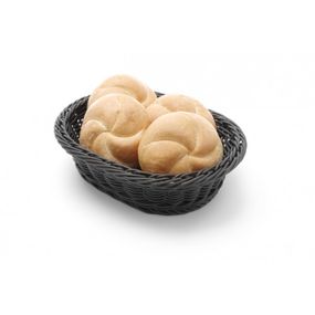 Кошик для хлібу кругла чорна Hendi 426623