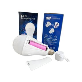Акумуляторна LED лампочка Е27 15W з акумуляторами 6500К Без бренду 8518741984425