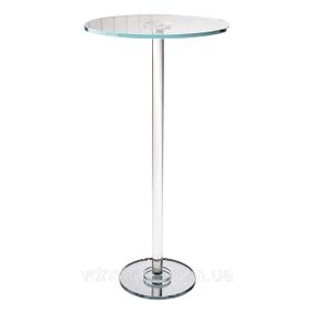 Тортівниця скляна на високій ніжці 30×60 см кругла підставка для торта, капкейків HP-4-88M