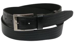 Мужской ремень под джинсы Skipper черный 3,8 см
