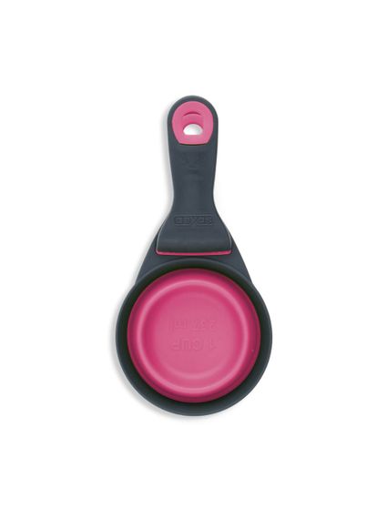 Мерный стакан для корма Dexas Collapsible KlipScoop складной на клипсе 240 мл фиолетовый