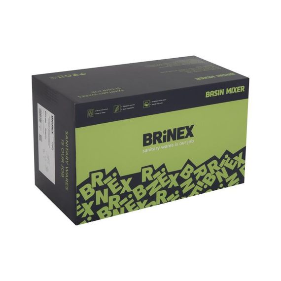 Смеситель для ванны Brinex Pure 006 с поворотным изливом (с душевым гарнитуром) Graphite BRIPUR006GRP | Зображення 6