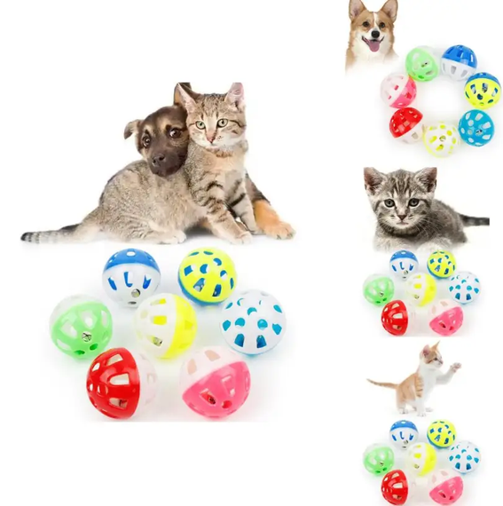 Пластикові кульки-брязкальця для кішок pet toy AND 5646 | Зображення 2