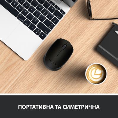 Миша Logitech Wireless Mouse M171 Black (910-004424) | Зображення 2