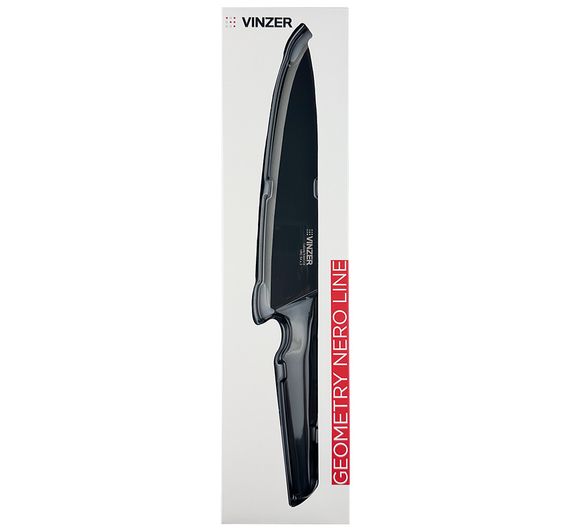 Нож поварский Vinzer (Винзер) Geometry Nero Line 20.3 см (50304) | Зображення 1
