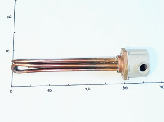 Блок Тэнов 4500w с резьбой 1,5" 380V Thermowatt (Италия) | Зображення 1