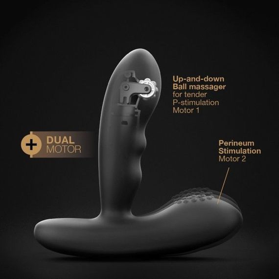 Масажери простати Dorcel P-Stroker з пультом ДК, підігрівом і прицільним масажем, два мотори | Зображення 4